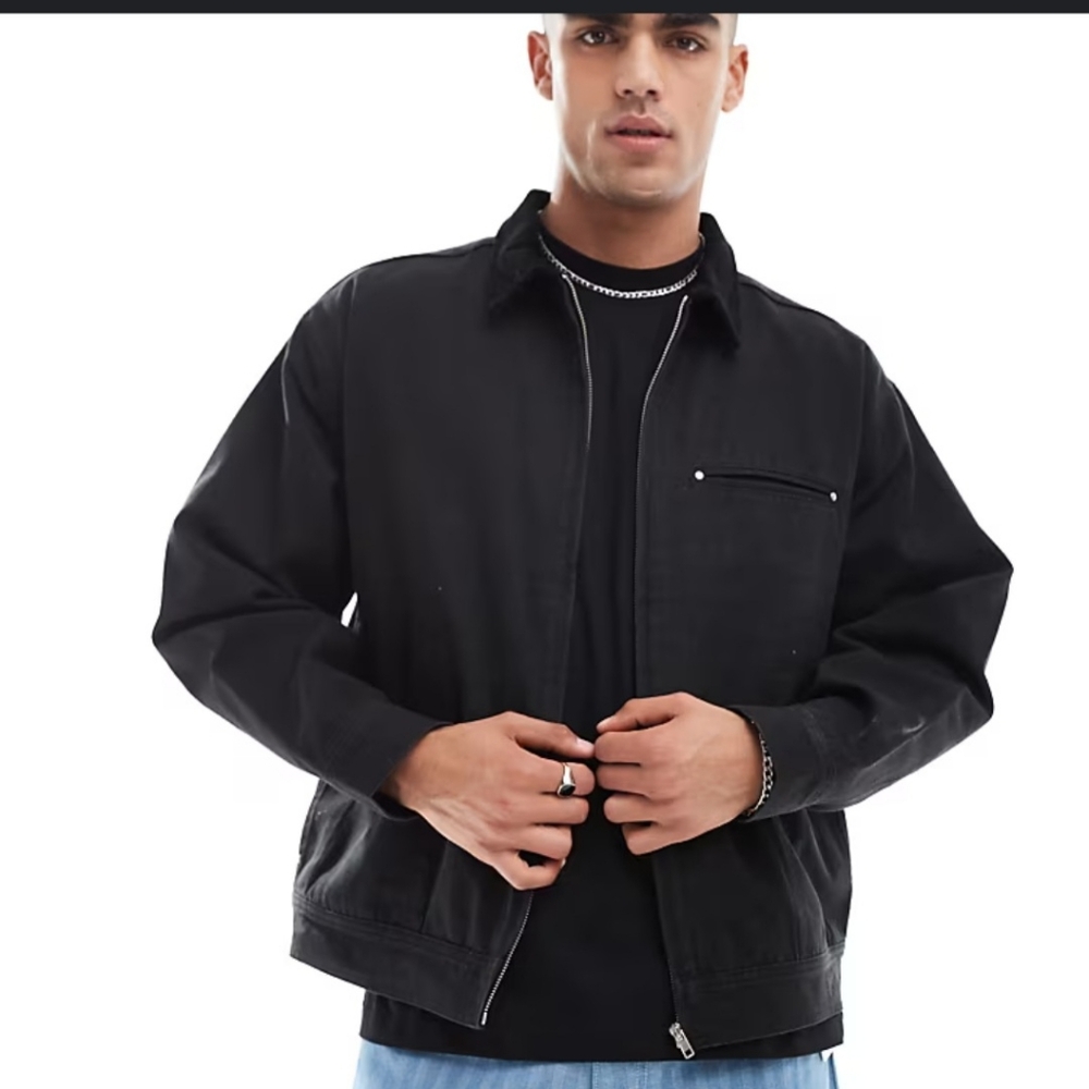 ☆ Mens Black All Weather Jacket size S/M
